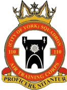 110 (City of York) Air Cadets Squadron badge