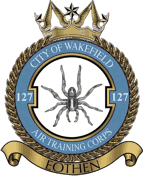 127 (Wakefield) Air Cadets Squadron badge
