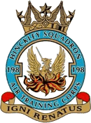 198 (Hinckley) Air Cadets Squadron badge