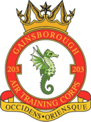 203 (Gainsborough) Air Cadets Squadron badge