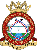 210 (Newport) Air Cadets Squadron badge