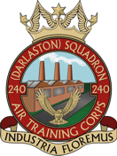 240 (Darlaston) Air Cadets Squadron badge