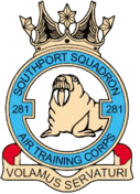 281 (Southport) Air Cadets Squadron badge