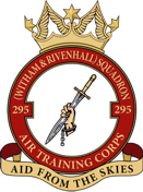 295 (Witham & Rivenhall) Air Cadets Squadron badge