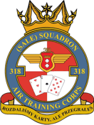 318 (Sale) Air Cadets Squadron badge