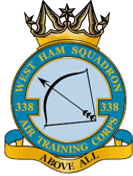 338 (West Ham) Air Cadets Squadron badge