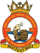 351 (Burton-on-Trent) Air Cadets Squadron badge