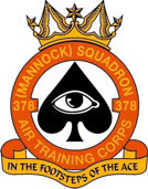 378 (Mannock) Air Cadets Squadron badge