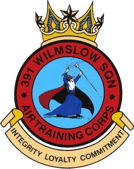 391 (Wilmslow) Air Cadets Squadron badge