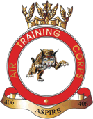 406 (Willesden) Air Cadets Squadron badge