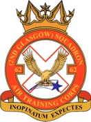 62 (2nd Glasgow) Air Cadets Squadron badge