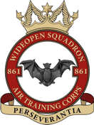 861 (Wideopen) Air Cadets Squadron badge