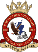 865 (Portlethen) Air Cadets Squadron badge