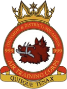 999 (Dunmow & District) Air Cadets Squadron badge